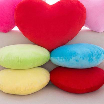 Cute Heart-Shaped Plush Pillow – Soft Sleeping Cushion for Living Room Decor, Valentine’s Day Gifts, Comfortable Sofa Pillow (15/20/30cm)
