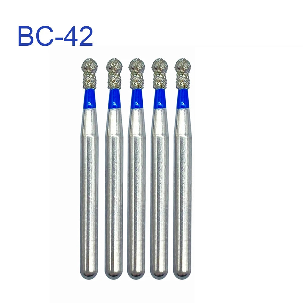 5pcs FG Dia 1.6mm Dental Drills – High-Speed Handpiece Diamond Burs for Teeth Whitening