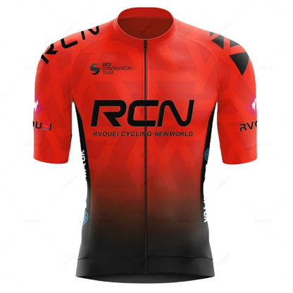 2025 RCN Team Cycling Jersey Set – Summer Breathable Road & MTB Bike Riding Uniform, Sports Cycling Kit