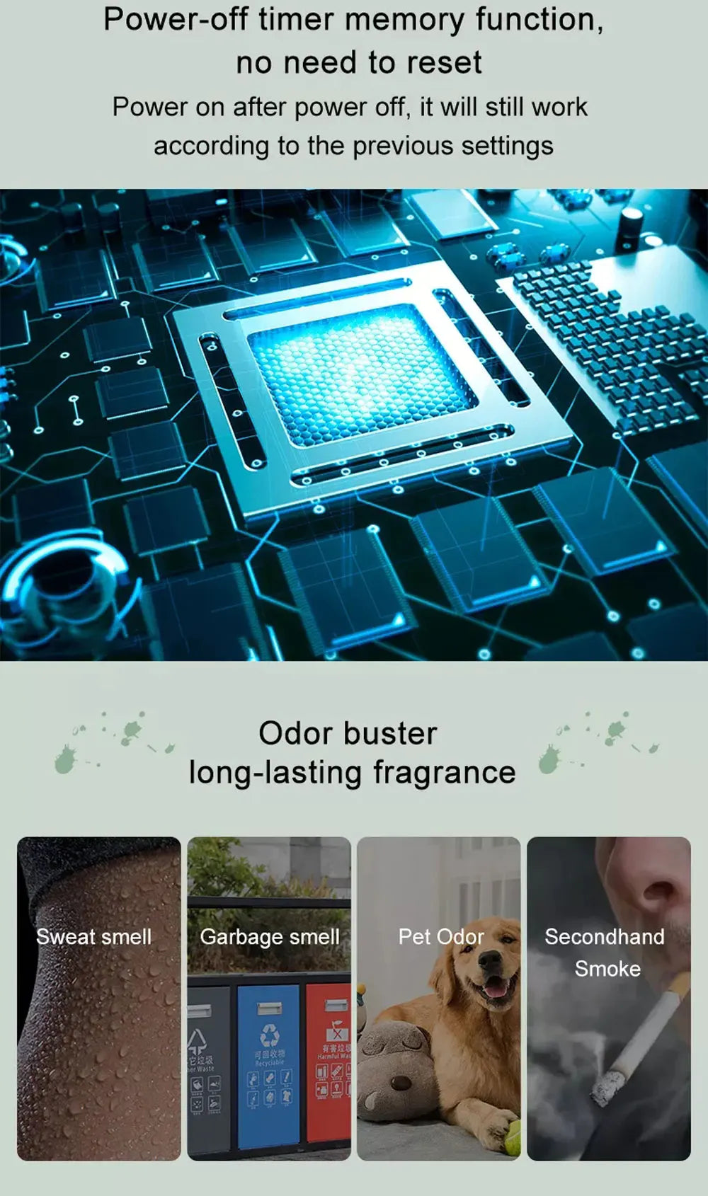 500ML Smart Fragrance Diffuser - Waterless Essential Oil Air Freshener for Home & Professional Use