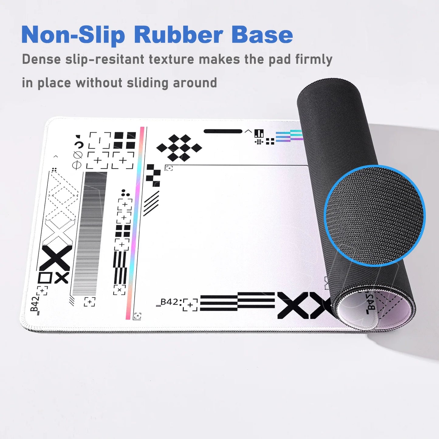 Cartoon Pink CSGO Gamer Mouse Pad – 400x900mm Anti-Slip Rubber Desk Mat for Keyboard & Gaming Accessories