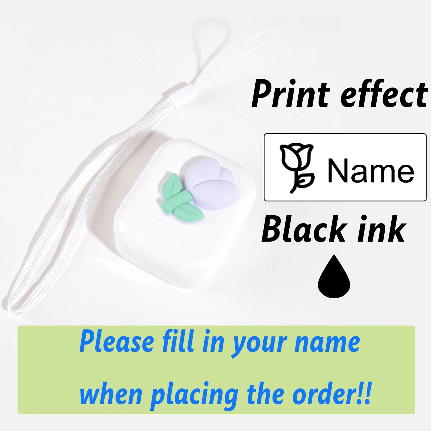 Custom Kids Name Stamp - Personalized Waterproof Clothing Label & Signature Seal