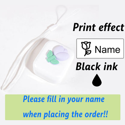 Custom Kids Name Stamp - Personalized Waterproof Clothing Label & Signature Seal