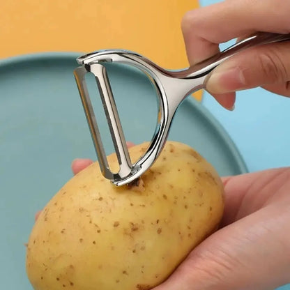 Stainless Steel Vegetable Peeler - Multi-Function Potato, Carrot & Fruit Peeler Kitchen Tool
