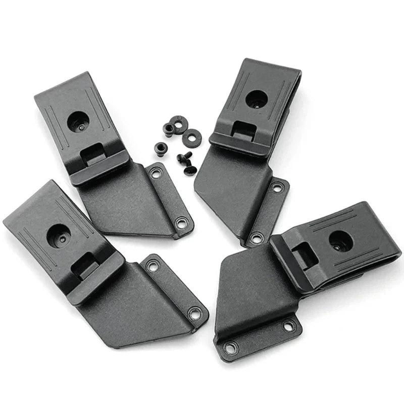 DGEV Universal Waist Clip for Knife Sheath – 360° Rotatable Kydex Scabbard Belt Clip EDC Carry Accessory