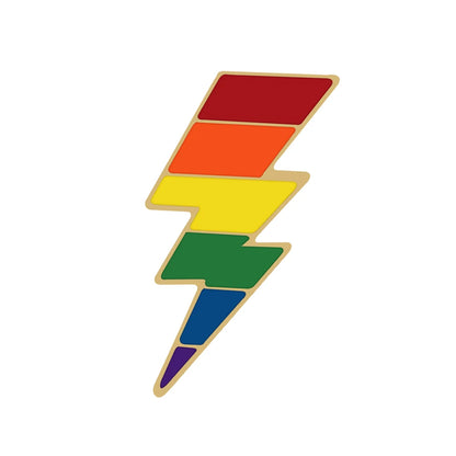 LGBT Rainbow Enamel Pins — Custom Heart & Flag Brooches for Bag, Shirt, Lapel, YES Gesture, Jewelry Gifts