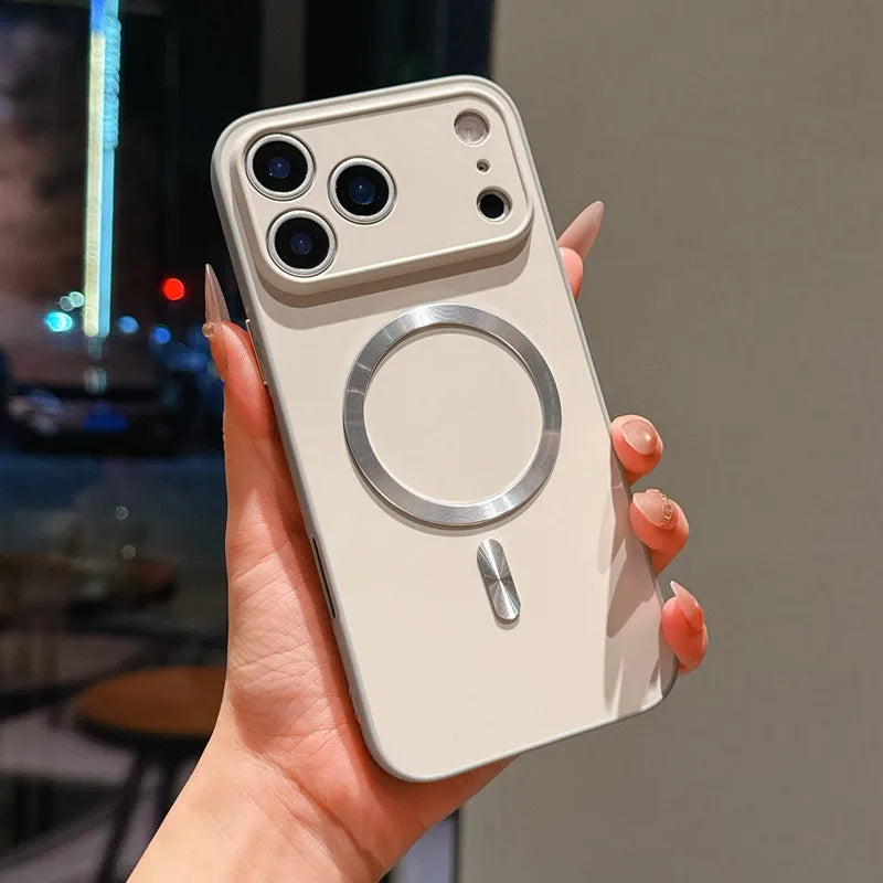 Luxury Skin Feel Magnetic Phone Case - Camera Protection Soft Cover for Xiaomi 12T, 13T, 14T, 15T & 17T Pro Series
