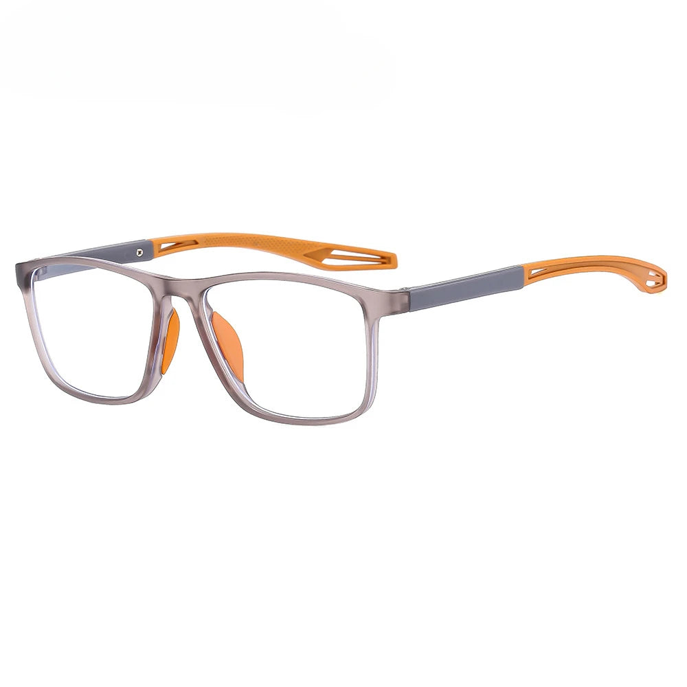 Fashion TR90 Reading Glasses for Men – Spring Leg Sports Presbyopia Eyewear with Anti-Blue Light, Diopter +1.00 to +4.00