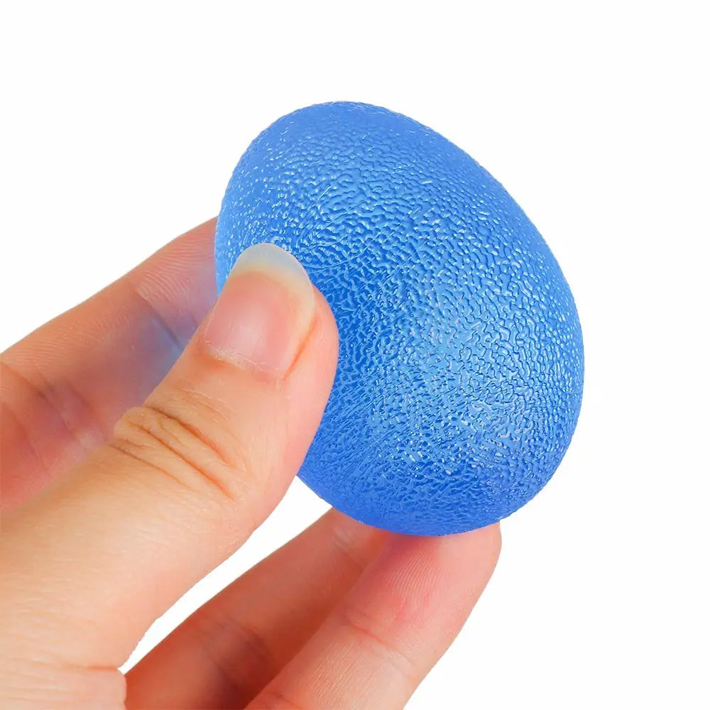 Silicone Hand Grip Strength Trainer — Wrist & Finger Resistance Ball for Adults & Kids, Rehab Therapy & Stress Relief
