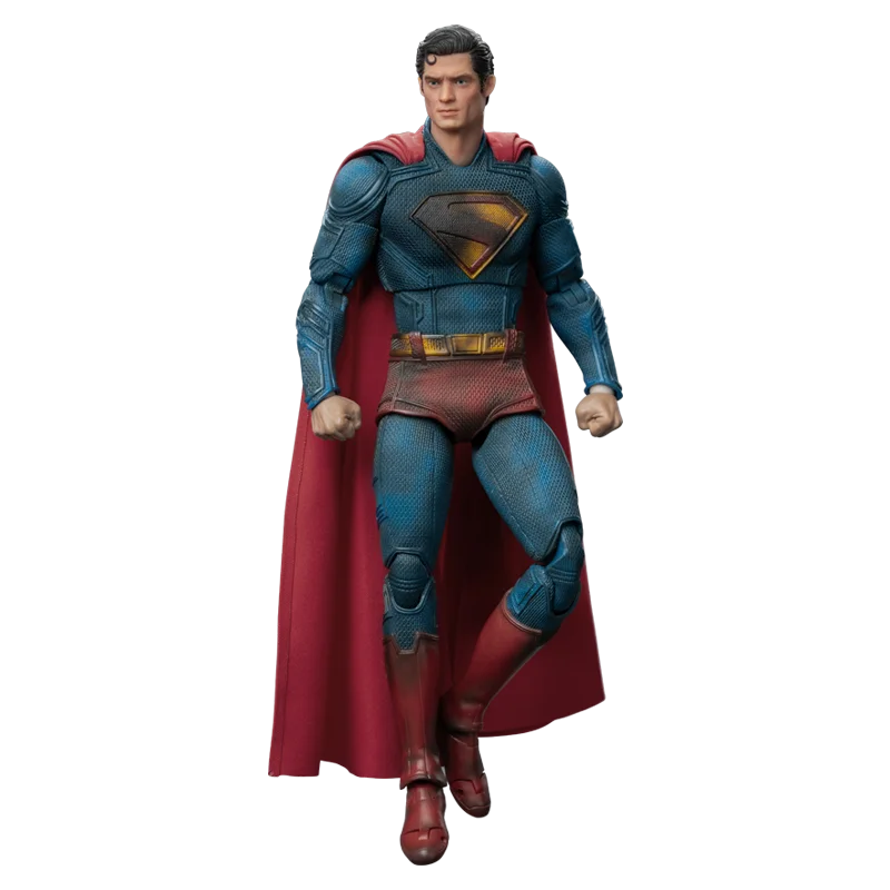 19cm Fondjoy SHF Super Battle-Damaged Superman Action Figure – Movie Collectible Figurine, Ideal Gift for Boys