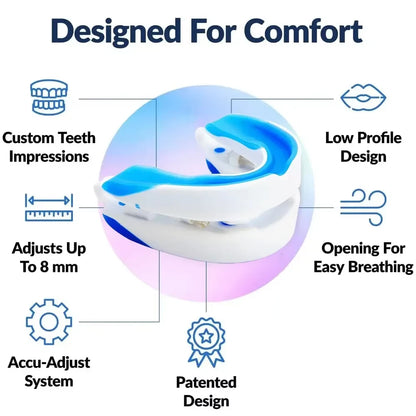 Silicone Anti-Snore Mouthpiece – Mouth Guard for Snoring, Bruxism, Sleep Apnea, and Teeth Protection