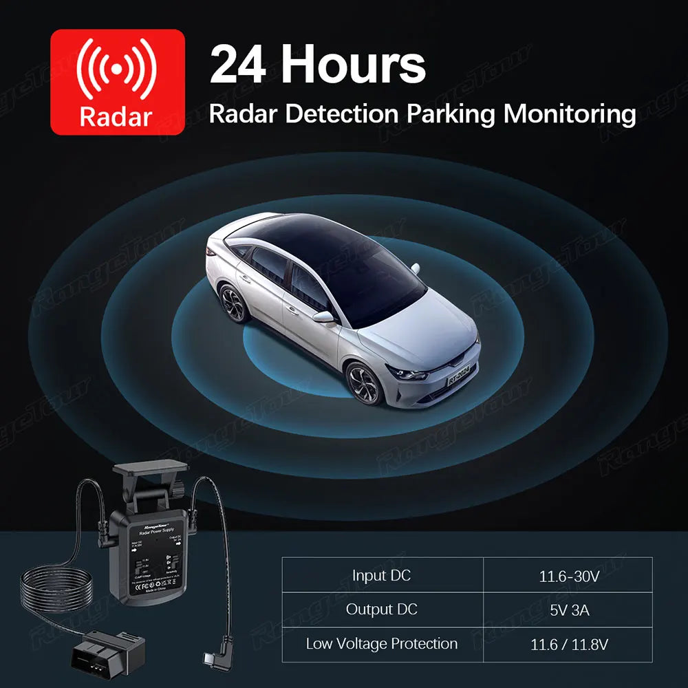 4K 2160P Dual Lens Car DVR – WIFI GPS Logger, Novatek 96663 Chip, Sony Sensor, Night Vision Dash Cam Recorder D30H
