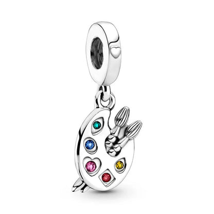 2024 New 925 Sterling Silver Bulb & Small Turtle Charm Pendant – Fit for Original Pandora Bracelet, DIY Women’s Jewelry Gift
