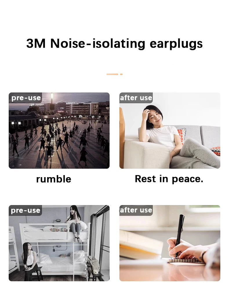 10 Pairs 3M Ultra Noise Protection Earplugs – Industrial & Mechanical Noise Reduction for Sleeping & Learning