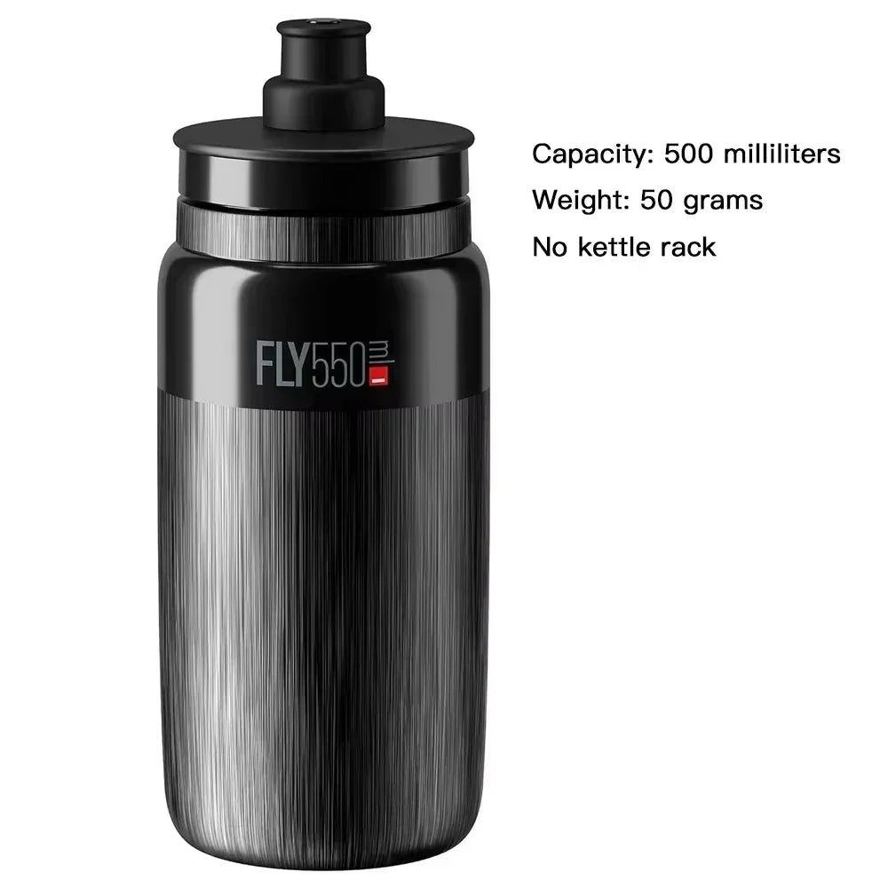 Aero Bicycle Water Bottle – PBA Free Squeeze Bottle for Road, MTB, Time Trial & Track Bikes with Magnetic Mounting Cage