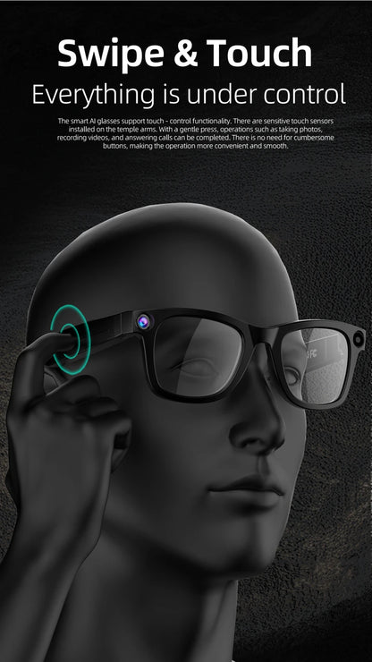 Xiaomi G300 800W Pixel Smart Glasses – AI HD Video Recording, Voice Calls, Translation, and Photochromic Lenses