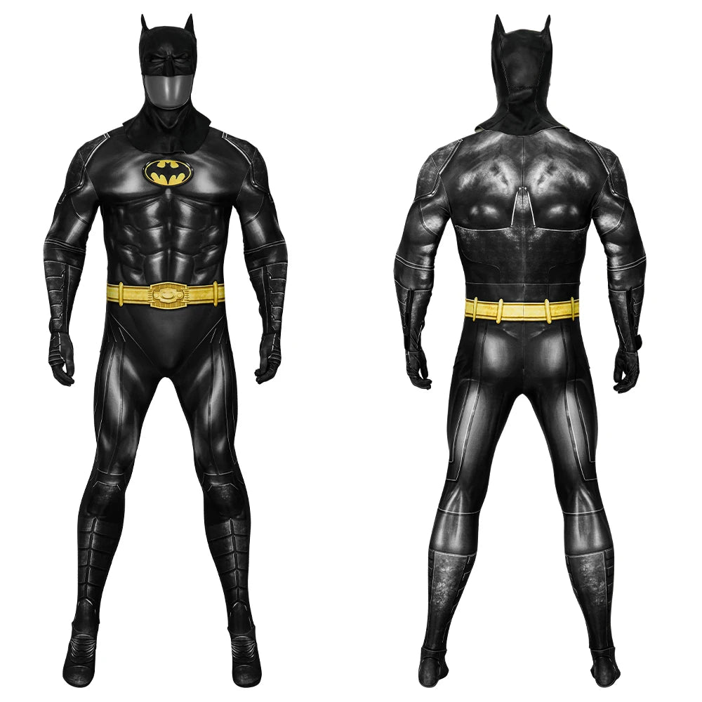 Zentai Flash & Bat Movie Cosplay Jumpsuit – 3D Printed Spandex Bruce Wayne/Bat Suit Costume