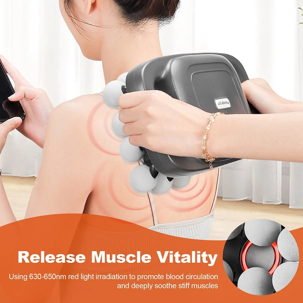 16-Head Fascia Massage Gun – High-Frequency Vibration Body Massager for Back, Waist, Neck, and Shoulders, Muscle Relief