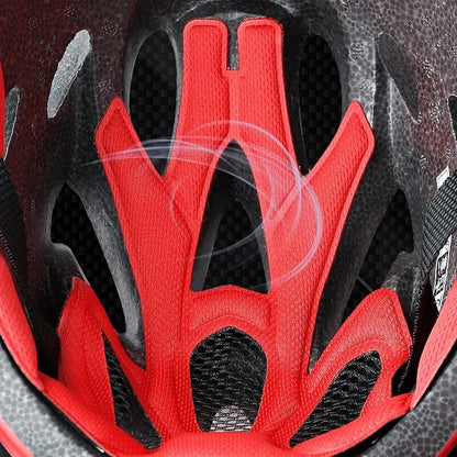 Adult Bike Helmet with LED Tail Light – Lightweight & Breathable Cycling Helmet (58-62cm), Colorful Bicycle Accessory