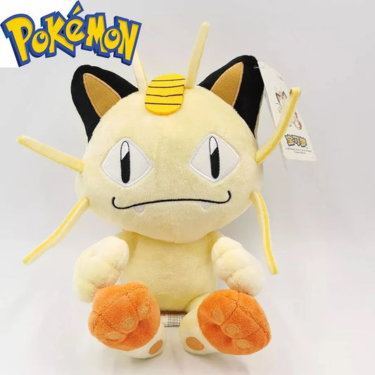 25cm Meowth Plush Toy – Cute Kawaii Anime Soft Doll Figure, Birthday Gift for Kids