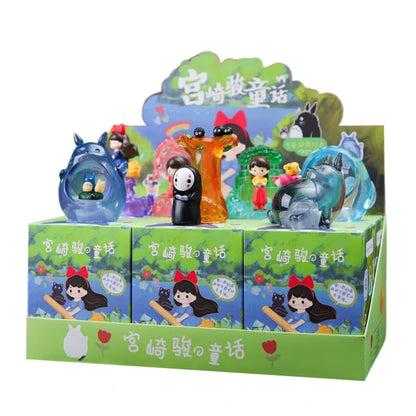 Multiple Styles Hayao Miyazaki Anime Blind Box Figurines – Fairy Tale Elves Scene, Student Gift & Wholesale Collectibles