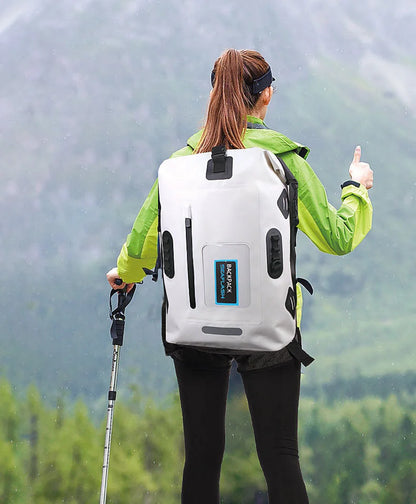 30L Waterproof Drift Bag – Swimming Backpack for River Trekking, Diving, Rafting, Canoeing & Kayaking, Wet/Dry PVC Camping Bag