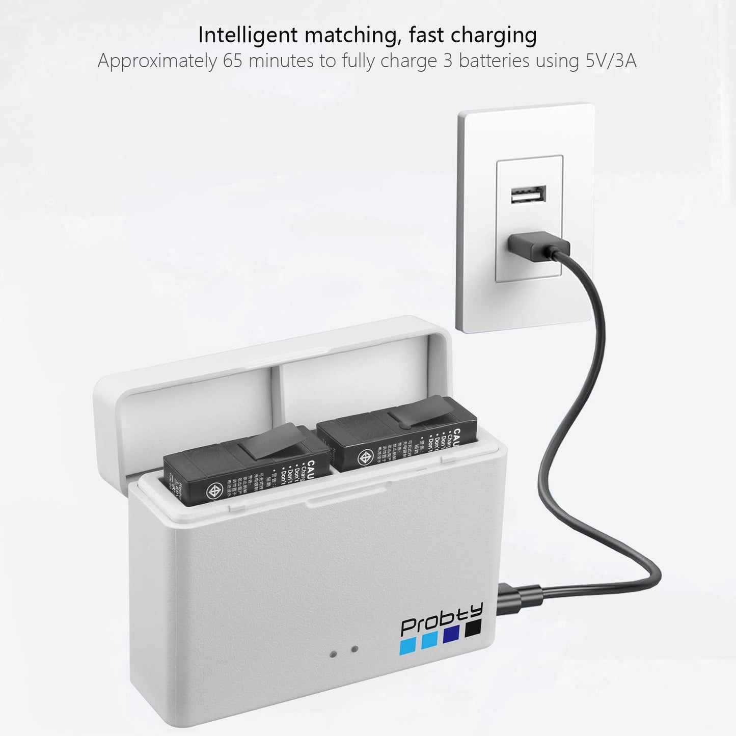 Enduro Battery Charger with Type-C Cable for GoPro HERO13 & GoPro 13 Black