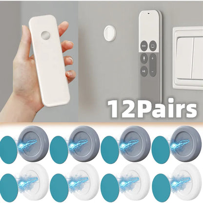 Strong Magnet Wall Mount Magnetic Hooks | Invisible Holder for Remote Control, Keys, Fridge Sticker | Home Organizer Storage Hooks