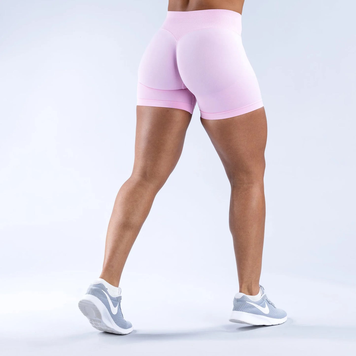 Women’s Impact Seamless Yoga Shorts — Scrunch Bum Low Waist Butt-Lifting Gym & Running Workout Leggings