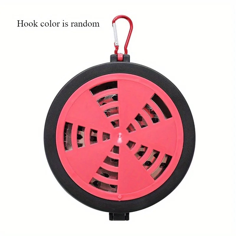Portable Mosquito Incense Holder - Hangable Outdoor & Indoor Repellent Box for Camping and Fishing