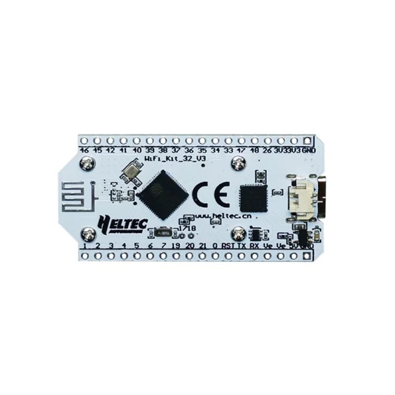 Meshtastic Heltec V3 ESP32 LoRa 32 Dev Board Kit — SX1262 Tri-Band 915MHz with OLED, USB-C, WiFi & BLE, 800mAh Battery Case for Arduino IoT