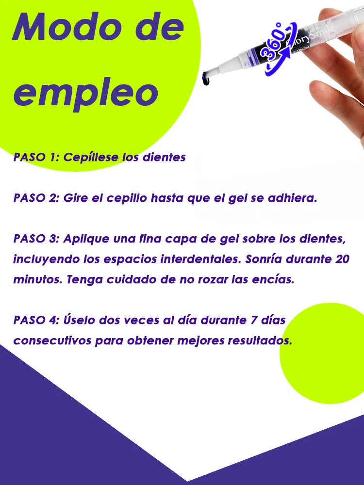 Purple Teeth Whitening Pen - Stain Removal Toothpaste Treatment for a Brighter Smile & Fresh Oral Care