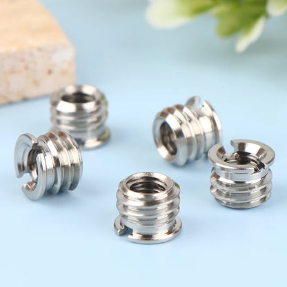 5Pcs Camera Screw Adapter Set - 1/4 to 3/8 Inch Conversion Screws for Tripod Mount Quick Release Camera Accessories