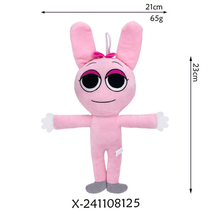 Sprunki Plush Doll Toy — Cartoon Stuffed Pillow for Kids, Birthday & Christmas Gift