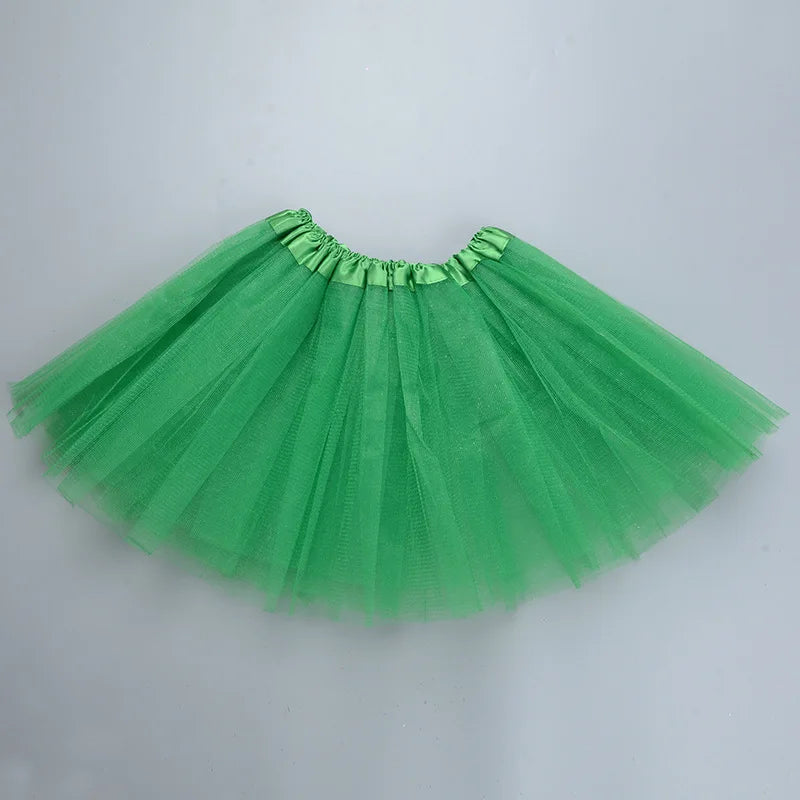 Girls’ Tulle Tutu Skirt – 3-Layer Ballet Mini Skirt for Dance, Birthday Party, Princess Dress 2-8Y