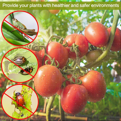 Garden Insect Protection Net - 4x10M Vegetable Fruit Plant Cover for Pest & Bird Protection Greenhouse Care