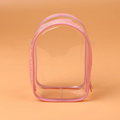 Labubu Doll Protective Case — 15cm Cotton Sitting Party Storage & Dustproof PVC Shoulder Bag