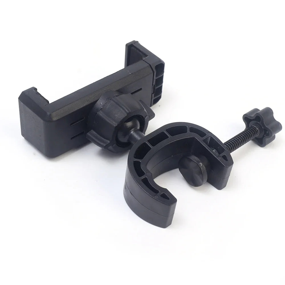 360° Rotating Tripod Phone Holder Mount Stand – Clip-On Microphone & Cellphone Support for All Smartphones Live Broadcast