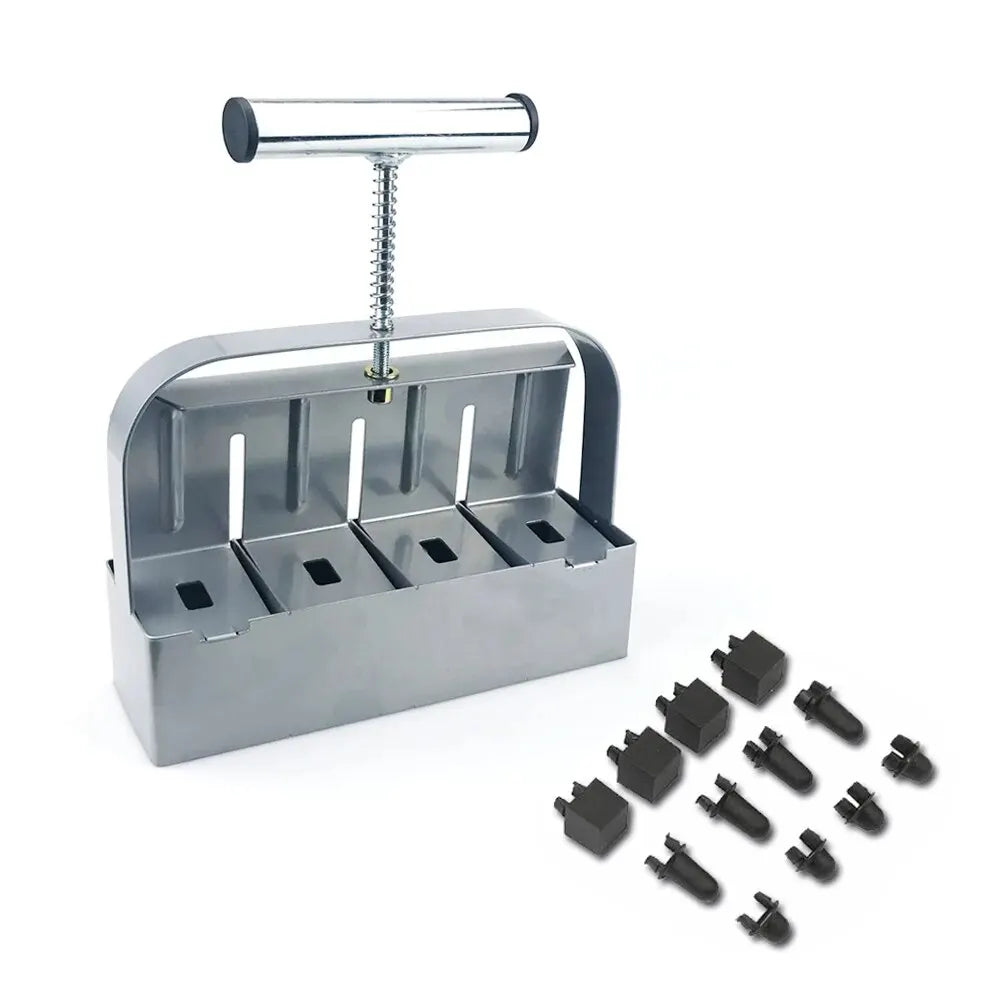 Handheld Seedling Soil Block Maker – 2 Inch Soil Blocking Tool for Greenhouse and Garden Seedlings