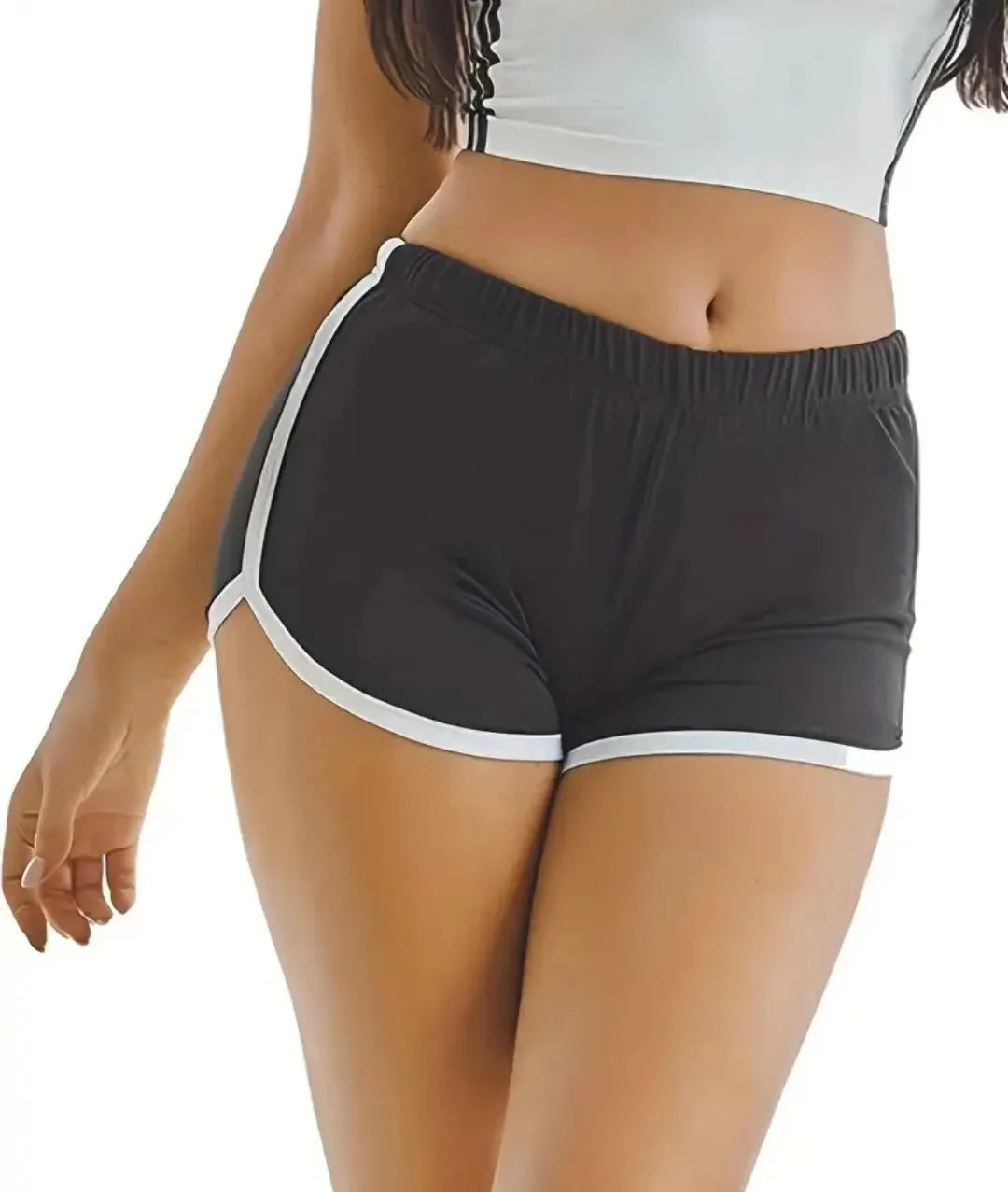 Women's Sports Shorts: Casual Loose Straight Pants with High-Waist Design - Thin, Anti-Walking Three-Point Yoga Hot Pants