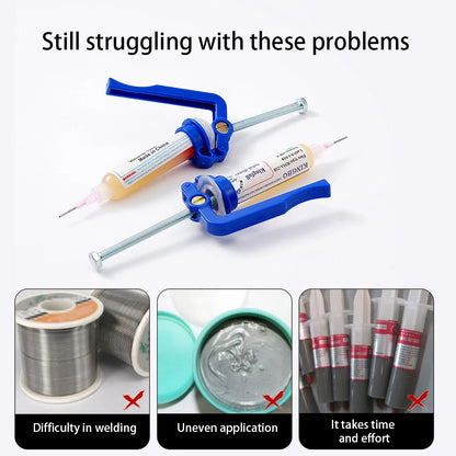 Solder Paste Extruder: Green Oil Booster Propulsion Tool for Welding and Circuit Board Soldering - UV Glue Rod Boosters and Accessories