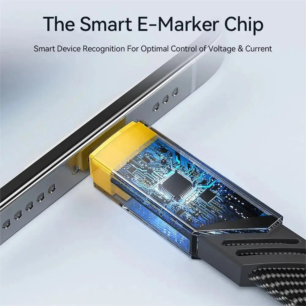 4-in-1 Fast Charging Data Cable 1M — 65W Type-C, 27W Fast Charge, Multifunctional Cable for Multiple Devices