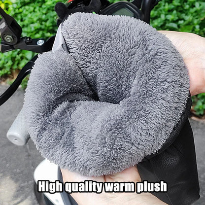 Motorcycle Handlebar Muffs - Waterproof Winter Mitts & Warmer Gloves for Bikes, Hand Covers & Warmers