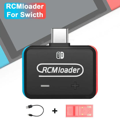 Black Switch RCM Loader Injector – Built-in Injection Program with Instructions, Gaming Accessory