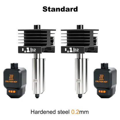 Bambu Lab P2S X2D Hotend Kit - High Quality Standard Flow Removable Nozzle 3D Printer Upgrade