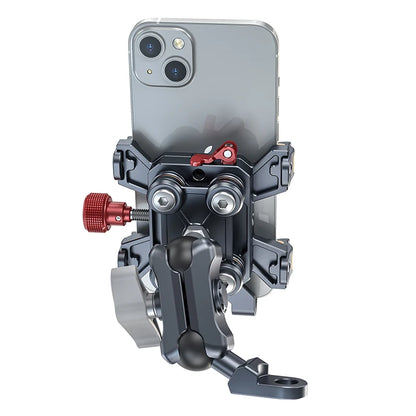 New Universal Motorcycle Phone Holder – High-Quality Alloy Shockproof Navigation Mount