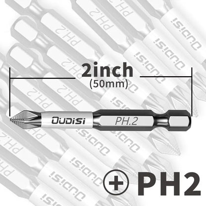 50mm/2-Inch Phillips PH2 Impact Screwdriver Bit - Ideal for Plastic, Wood, and Metal Projects!