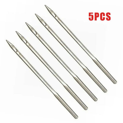 5/10 Pcs Sewing Leather Awl Needles Tool Set – Crochet Bent Hook Needle Stitcher for Shoes DIY Repair and Craft Making