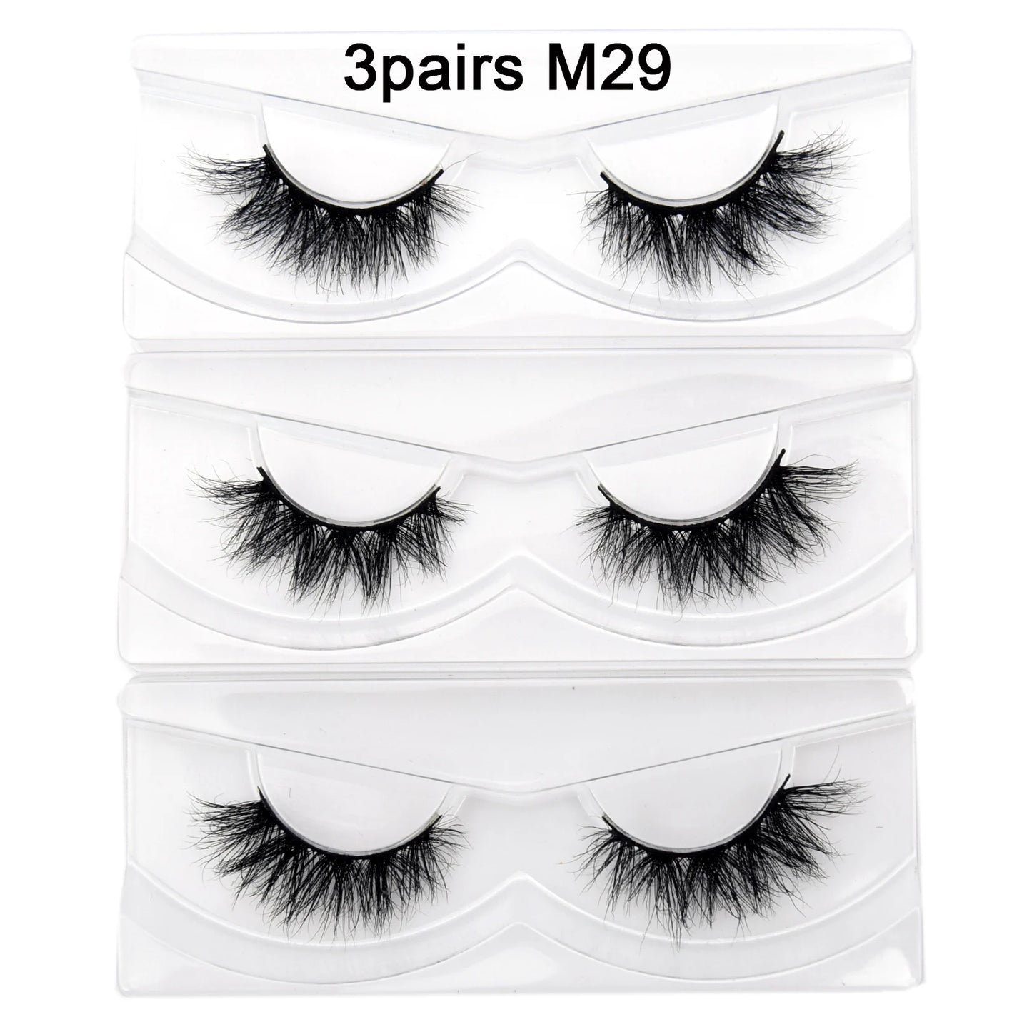 Visofree 13mm 3D Mink Eyelashes – Natural Long Handmade Cruelty-Free False Lashes for Makeup G04