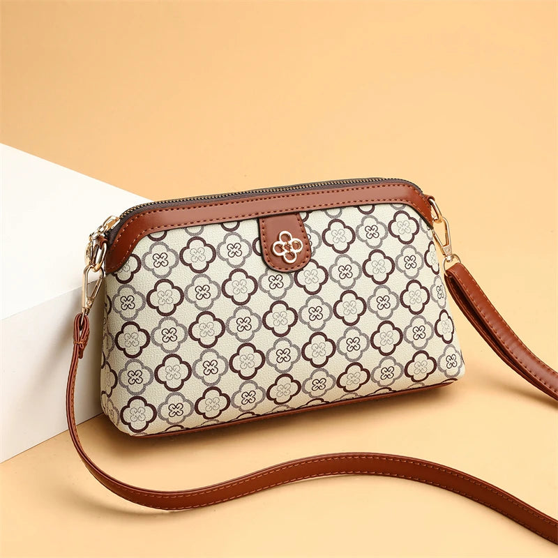 High-Quality PU Leather Women’s Shoulder Bag – Small Luxury Crossbody Messenger Handbag & Phone Satchel